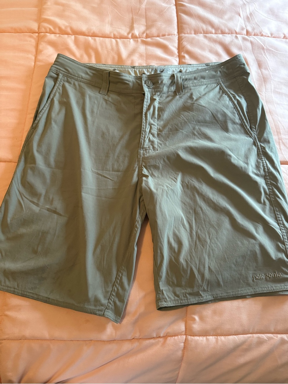 Patagonia Men's Olive Green Hybrid Shorts